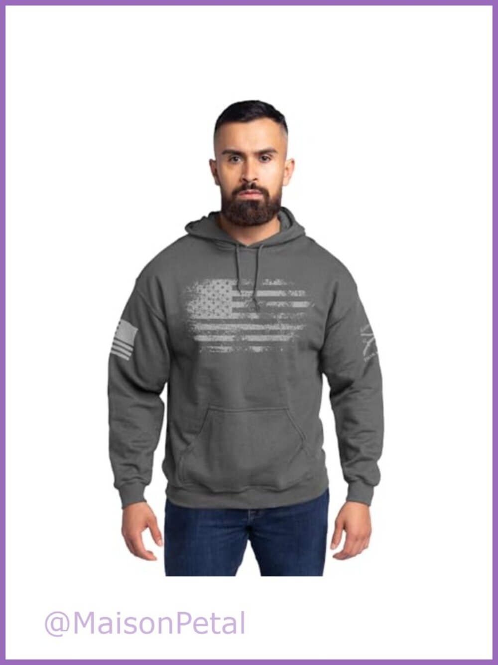Men's Graphic Hoodie Pullover Sweatshirt Long Sleeve